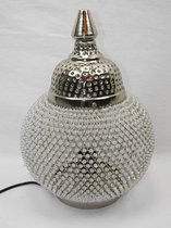 SENSE Lamp - Marokkaanse tafellampen - Oosterse lamp - Binnenverlichting - Kralen lamp – Tafellamp uit India -Arabische lamp