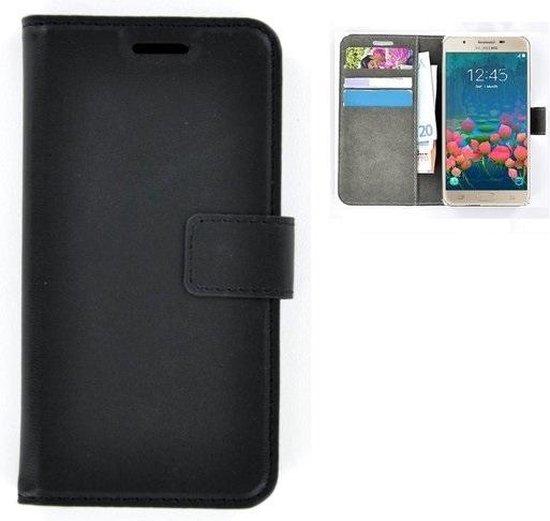 Polijsten Afleiding kalligrafie Samsung Galaxy J7 Prime smartphone hoesje wallet book style case zwart |  bol.com