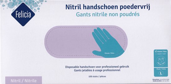 Nitril Poedervrij | Soft Nitril Handschoen Maat M Roze. 100 Stuks In Doos Poeder En Latex Vrij