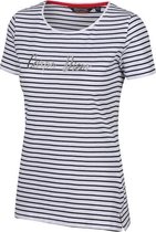 Regatta Olwyn Katoenen T-Shirt Met Glimmende Opdruk Voor Dames Marine