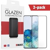 2-pack BMAX geschikt voor de Apple Galaxy S20+ / S20 Plus Screenprotector Full Cover Glas / Dekt het volledige scherm! / Beschermglas / Tempered Glass / Glasplaatje