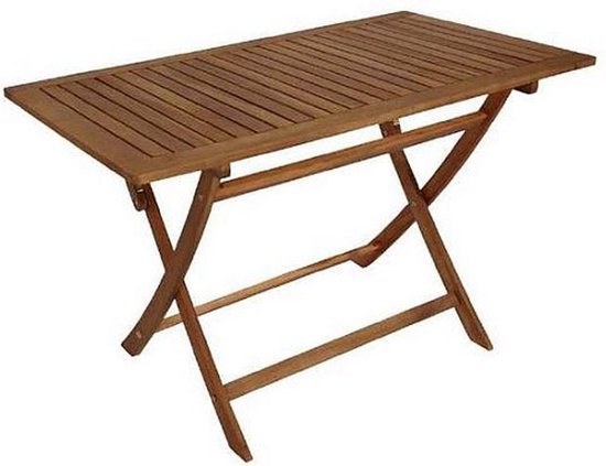 table de jardin pliante en bois 120cm | bol