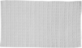 Lucy's Living Luxe badmat GRIT White exclusive – 50 x 80 cm – wit - katoen - anti-slip - badkamer mat - badmatten - badtextiel - wonen – accessoires - exclusief