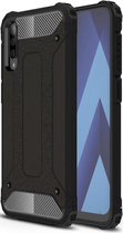 Samsung Galaxy A50 Backcover - Zwart - Hard PC Shockproof - Armor Hybrid