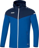 Jako Champ 2.0 Jas Met Capuchon Dames Royal Blauw-Marine Blauw Maat 34