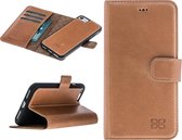 Bouletta iPhone SE (2020 & 2022) Uitneembare leder hoesje - Antic Cognac