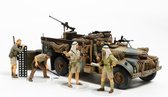 Tamiya British LRDG Command Car North Africa (w/7 Figures) + Ammo by Mig lijm