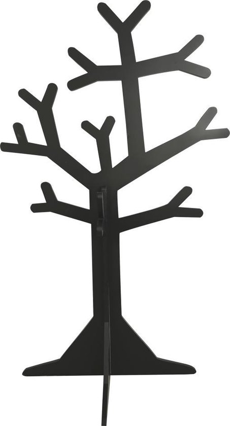 Staande kapstok boom design - kinderkamer babykamer kapstok - zwart - 130  cm hoog | bol.com