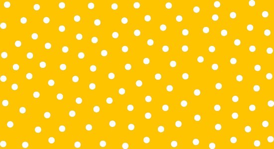 Mat, Vloermat, Vloerkleed, Tapijt, Kind - Kinderkamer Yellow Dots - Wasbaar - Antislip - 115 x 65 cm
