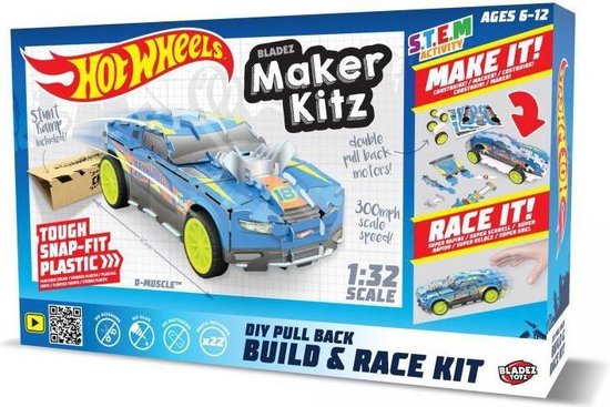 Thumbnail van een extra afbeelding van het spel Hot Wheels Bladez Maker Kitz Build and Race Kit