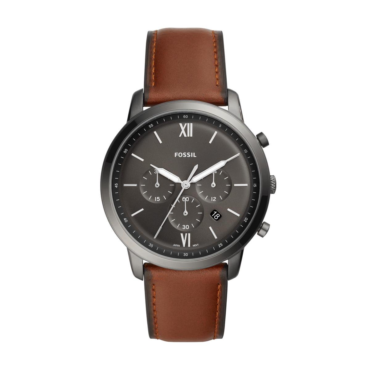 Fossil Neutra Chrono FS5512 Herenhorloge 44 mm - Grijs