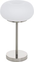 EGLO Optica-C lampe de table Ampoule(s) non remplaçable(s) 16 W LED Nickel, Blanc