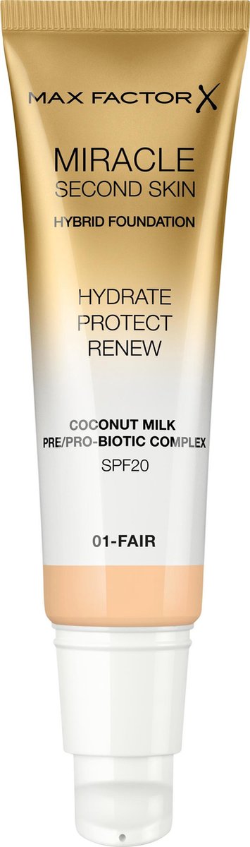 Max Factor - Miracle Second Skin Hybrid Foundation - 30ml