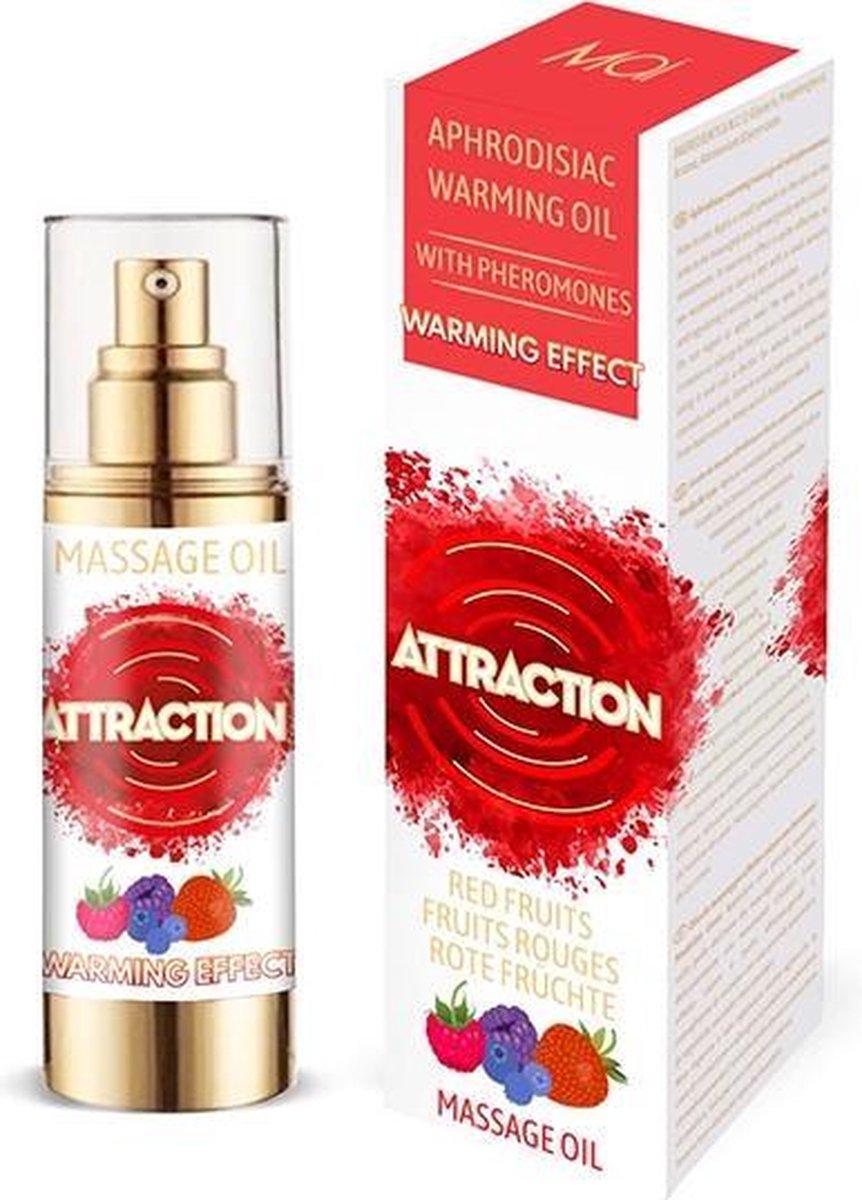 Goedkoopste Mai feromonen massageolie verwarmend rood fruit 30 ml - 30ml