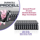 Procell 20 X AA + 30 X AAA Batterijen - Mega Voordeelpak