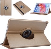 Apple iPad 10.2 (2019) Goud 360 graden draaibare hoes - Book Case Tablethoes