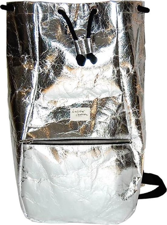 Potentieel effect cement Kaliber Fashion – Backpack Pinatex silver – Rugtas – Rugzak – Veganistisch  – Zilver | bol.com