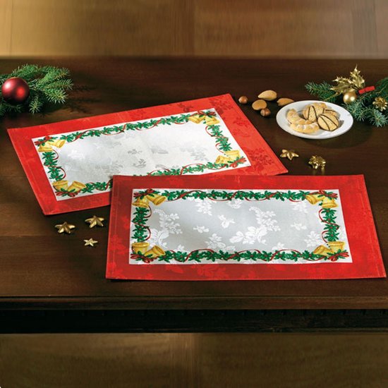 Foto: Placemats kerst 4 stuks