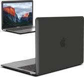 MacBook Pro 2018 Hoes (13") - Laptop Cover - Hardcase - Achterkant & Onderkant - Zwart - PAST ALLEEN OP Model A1932