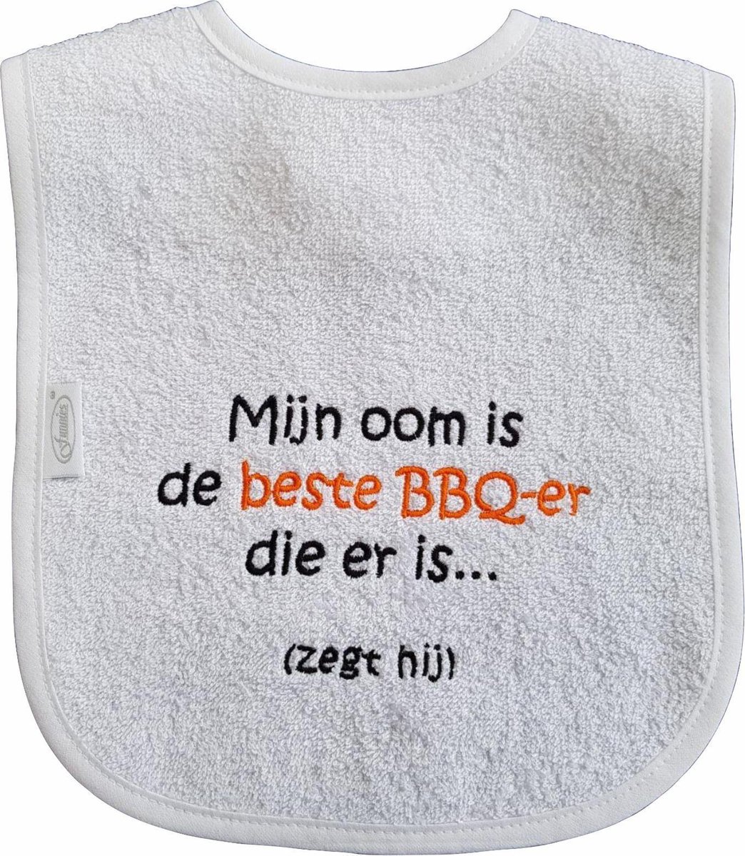 Goedkoopste Witte slab met Mijn oom is de beste bbq-er die er is... (zegt hij)