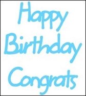 Marianne Design - Die - CreaTables - Happy Birthday / Congrats - LR0223