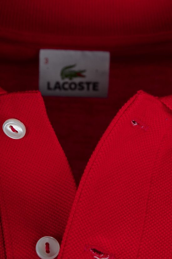 Lacoste L.12.12 Heren Poloshirt - Red - Maat S