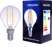 Noxion Lucent Lustre LED E14 Kogel Filament Helder 2.5W 250lm - 827 Zeer Warm Wit | Vervangt 25W.