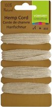 Vaessen Creative Hemp Koord - Assortiment - Ecru