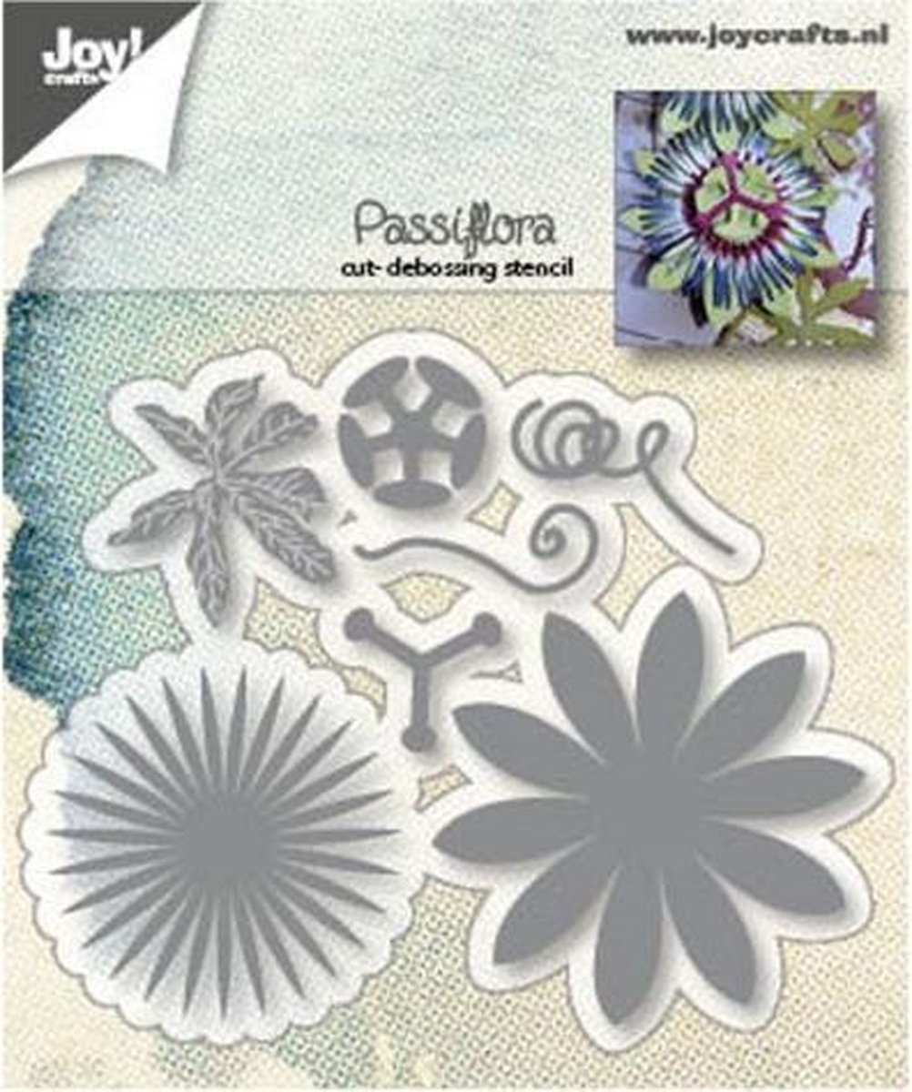 Joy!Crafts • snijstencil passiflora