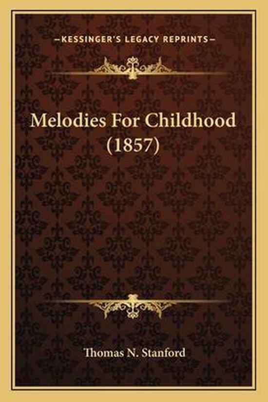 Melodies for Childhood (1857) - cover
