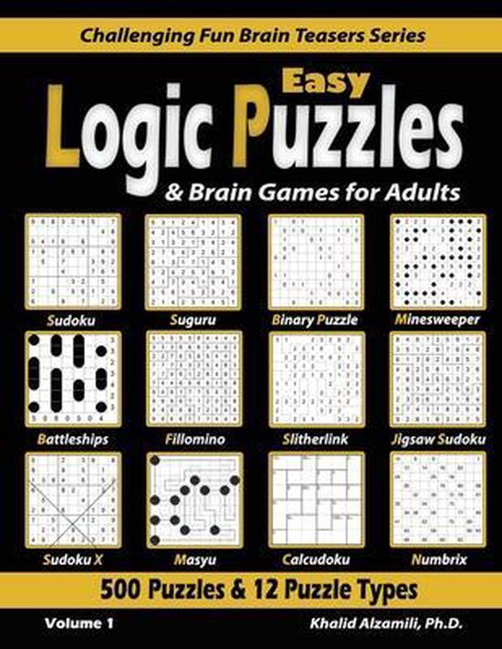 Challenging Fun Brain Teasers- Easy Logic Puzzles & Brain Ga ... - cover