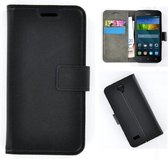 Huawei Y560 smartphone hoesje book style wallet case zwart