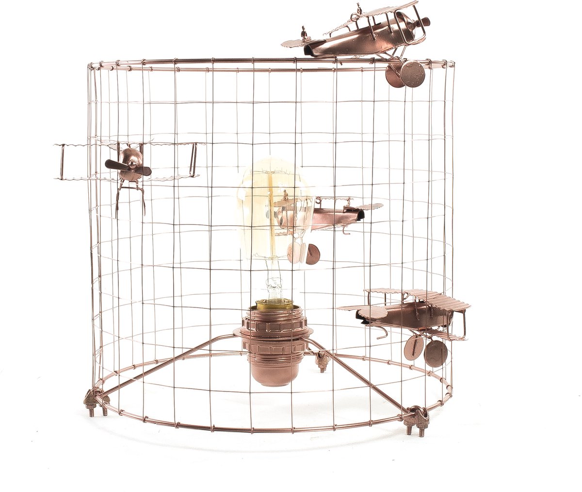 Hanglamp met vogeltjes-Landelijk-Wit-Kinderkamer-Speelkamer-Babykamer-Woonkamer-Hal-Ø50 cm