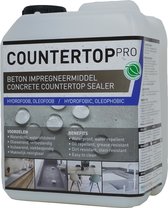 Countertop Pro beton impregneermiddel - 2.5L - Waterdicht, waterafstotend en olie-afstotend beton impregneren. Beton en steen impregneermiddel op water gebaseerd - Steen en beton sealer met oleofoob additief - Natuurlijke afwerking