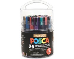 Posca XL 26x Verfmarker Set – PC3M & PC5M – Festif