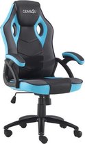 Gear4U Rook gaming stoel - gamestoel / game stoel - zwart / blauw (klein formaat)