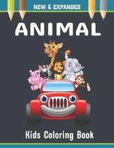 Animal Kids Coloring Book