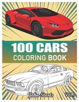 100 Cars Coloring Book