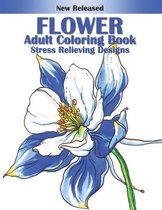 Flower Adult Coloring Book