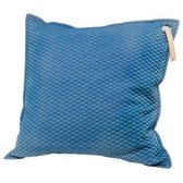 Goebel Quality:  Aurora Blue  Pillow with Leather Handle