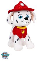PAW Patrol - Hond - Marshall - Knuffel brandweer Hond - Dalmatier - 27 cm - Nick Jr.
