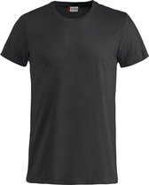 2-Pack Clique basic T-shirt - Zwart - Maat M