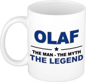 Olaf The man, The myth the legend cadeau koffie mok / thee beker 300 ml