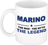 Marino The man, The myth the legend cadeau koffie mok / thee beker 300 ml