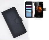 Huawei Y5-2 smartphone hoesje book style wallet case zwart