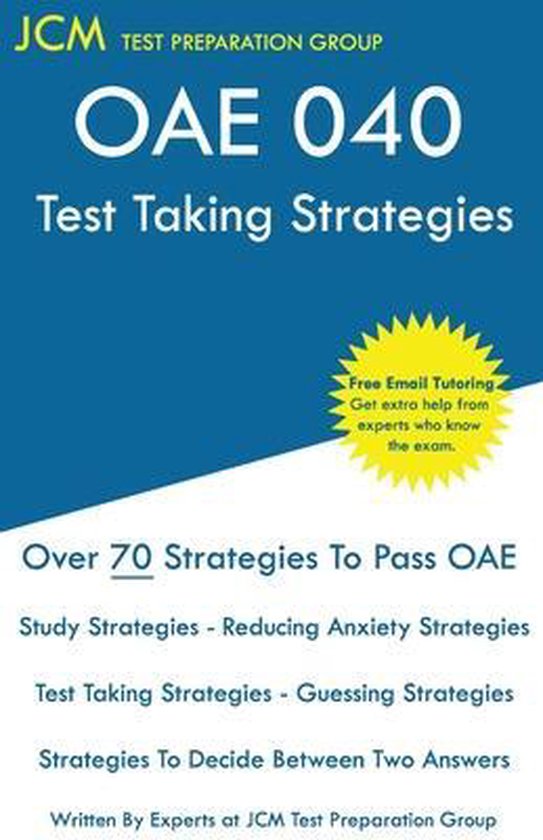 OAE 040 Test Taking Strategies - cover