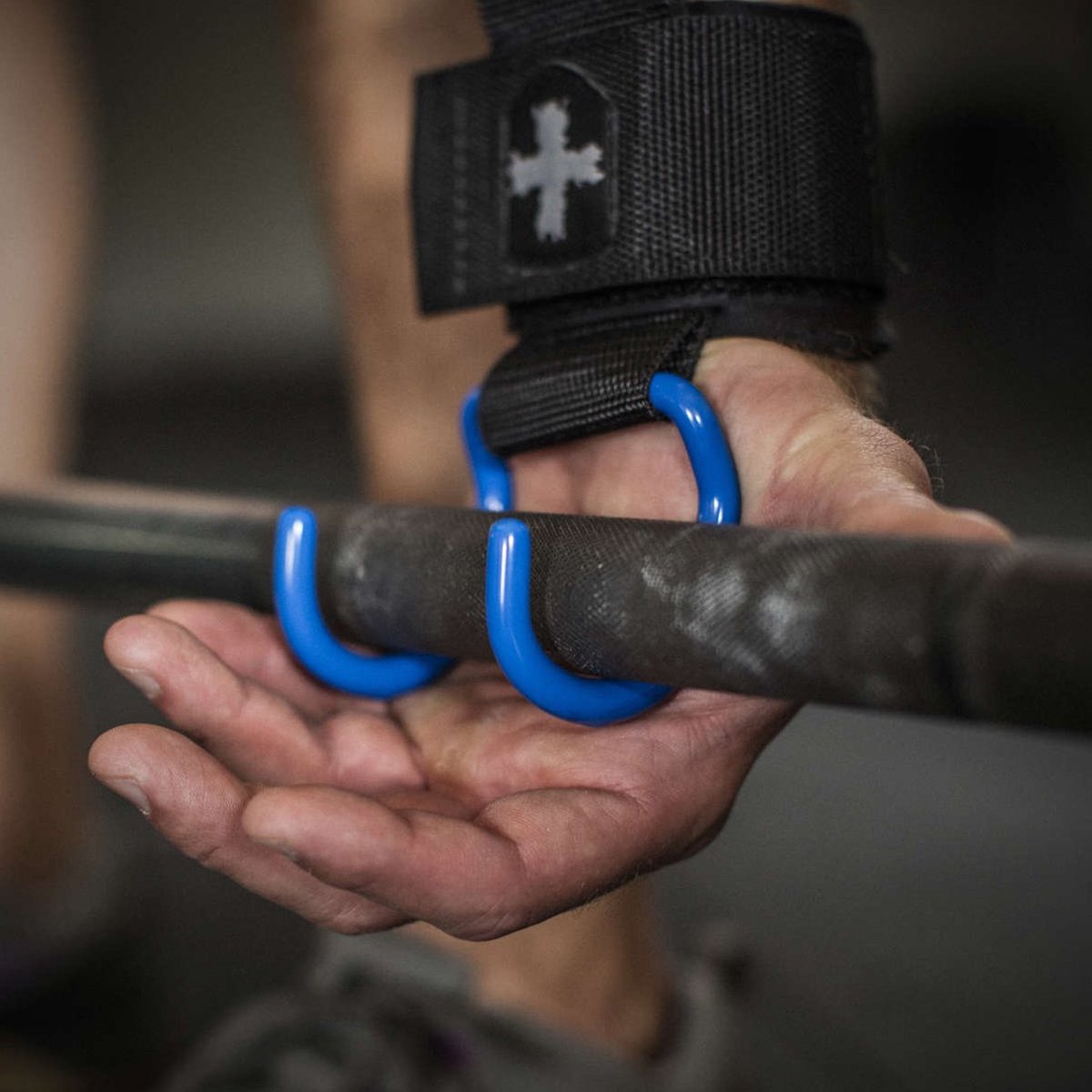 Harbinger Pro Lifting Hook Lifting Straps Blauw One Size