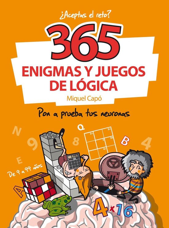 365 enigmas y juegos de lógica - cover
