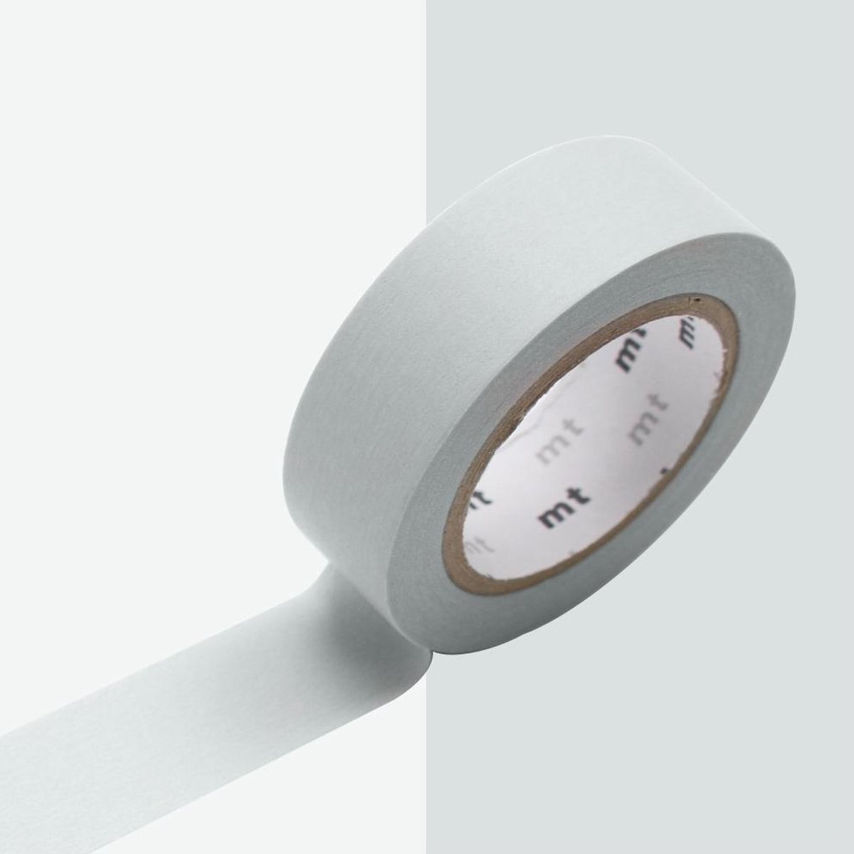 Washi Tape Pastel Grijs - 7 meter x 1,5 cm. - Masking Tape Pastel Pearl Gray