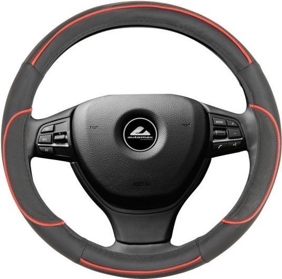 Carpoint Stuurhoes universeel zwart- rood